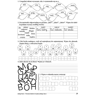 Zadania dla asów Klasa 2 - Język polski