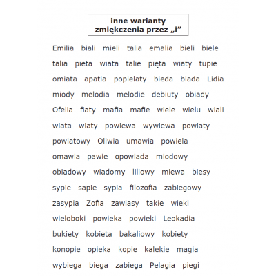 Materiał do ćwiczeń...