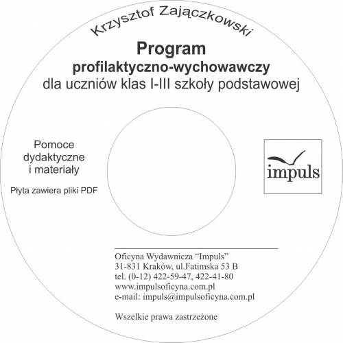 produkt - Program profilaktyczno-wychowawczy dla uczniów klas I-III szkoły podstawowej