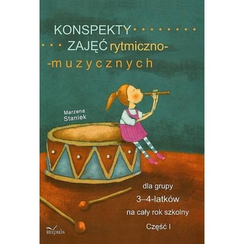 produkt - Konspekty zajęć rytmiczno-muzycznych dla grupy 3-4-latków na cały rok szkolny