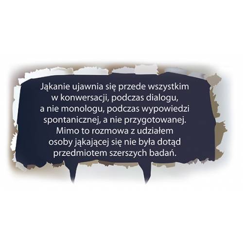 produkt - Jąkanie. Analiza procesu komunikacji słownej