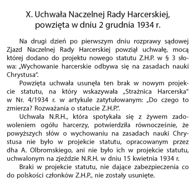 O chrześcijański i polski charakter harcerstwa. Sprawozdanie z procesu redaktora odpowiedzialnego - "Strażnicy harcerskiej"