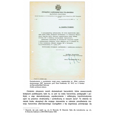 HARCERSTWO źródłem...