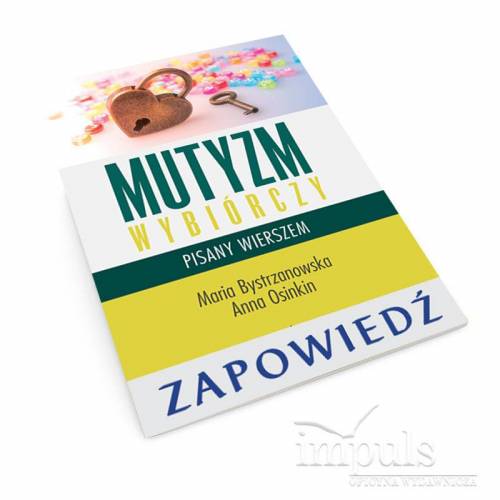 produkt - Mutyzm wybiórczy pisany wierszem