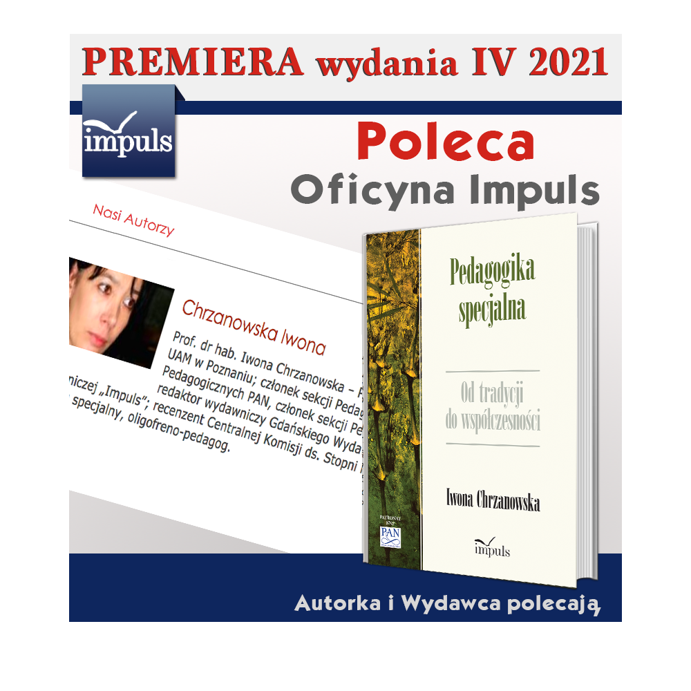 Pedagogika specjalna. Od tradycji do współczesności