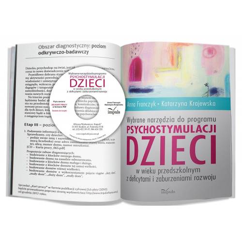 produkt - Wybrane narzędzia do programu psychostymulacji dzieci w wieku przedszkolnym z deficytami i zaburzeniami rozwoju