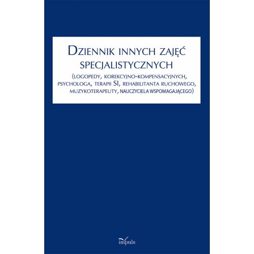 produkt - DZIENNIK INNYCH ZAJĘĆ SPECJALISTYCZNYCH