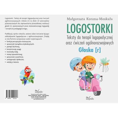 produkt - Logostorki. Teksty do terapii logopedycznej oraz ćwiczeń ogólnorozwojowych Głoska [r]