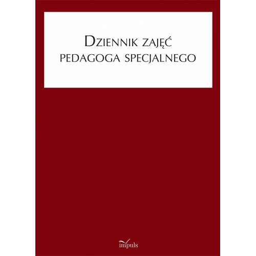 produkt - Dziennik zajęć  pedagoga specjalnego