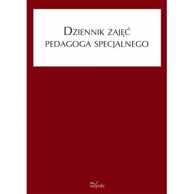 Dziennik zajęć  pedagoga specjalnego