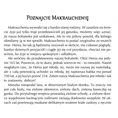 produkt - Makrauchenia i ogród łagodności