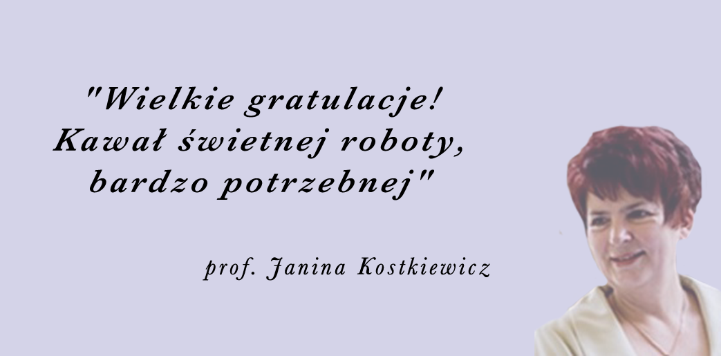 prof. Janina Kostkiewicz